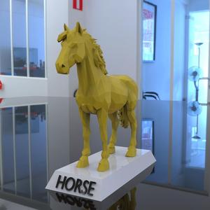 Horse Low Poly 3d Printing