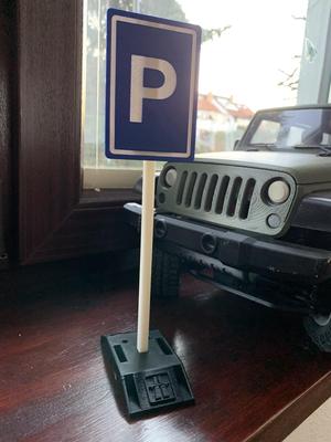 Temporary road sign (1:8)