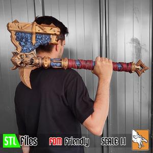 Whispers of Distortion, Full Scale Cosplay Prop, Support Free 3D Print.