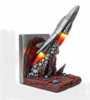 Blast Off Bookend – Space Explorer Decor