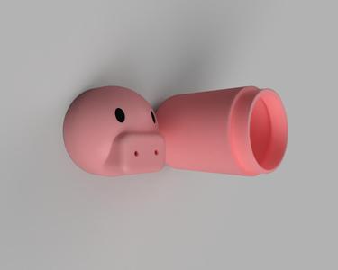 Pig Saltshaker Container