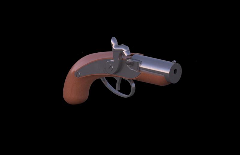 Caplock Capgun Airsoft Derringer
