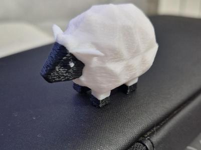 multicolored 3d sheep 