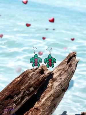 Turtle hearts earrings