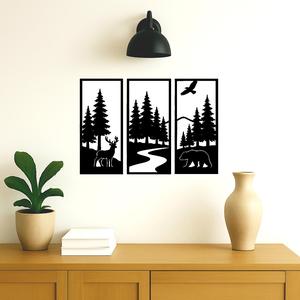 3-piece drill wall decoration