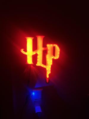 Harry Potter wall lamp with RGB LED WLED