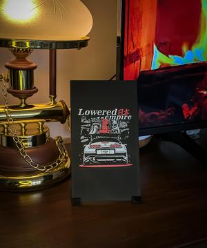 Lowered Empire Toyota Supra Hueforge House Decor Wall Mount