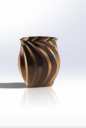 Basic Round to Star shape Vase