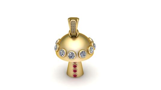 Enchanted Mushroom Pendant