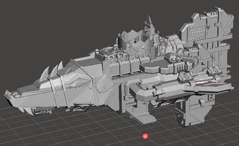 Ork Basha Light Cruiser