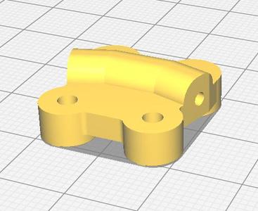 12428 rear axle top bracket - single piece
