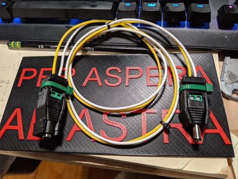 DC Power Plug Connector Jack Screw Terminal Wire Clamp Protector / Strain Relief