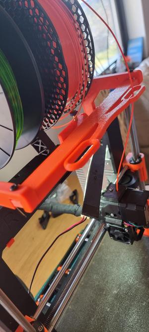Prusa MK3 LED strip and Filament guide