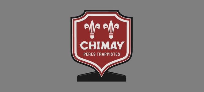 chimay beer logo lamp