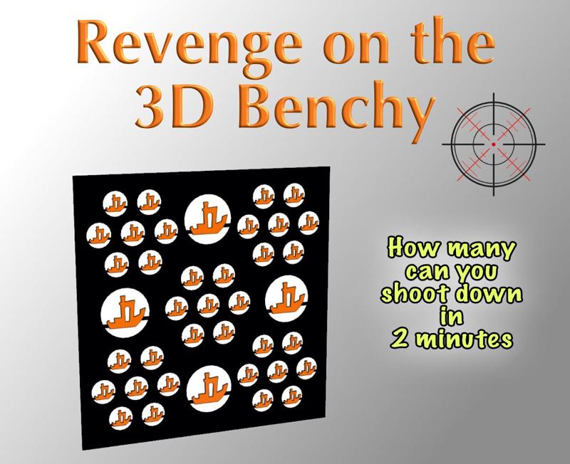 Shooting target - Revenge on the 3D-Benchy