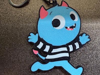 There's a Monster in Your Book Keychain
