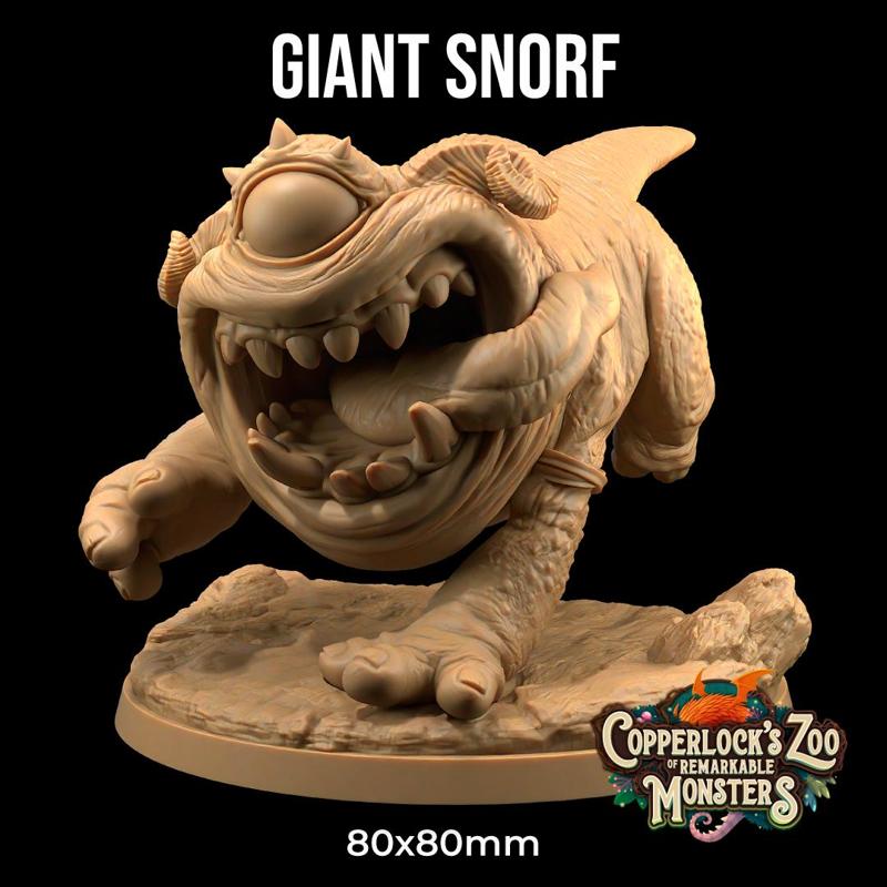 Giant Snorf Mount | PRESUPPORTED | Scrap Slap Goblin Tribes