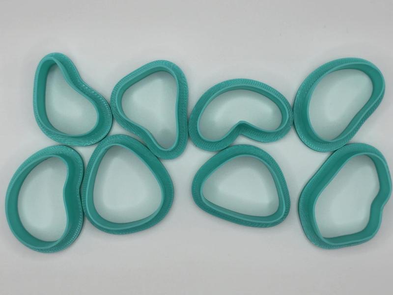 Polymer Clay Cutter Mold Shape Pack 5