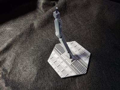 Industrial Baseplate for 1/144 Gunpla Base (Now Tileable!)