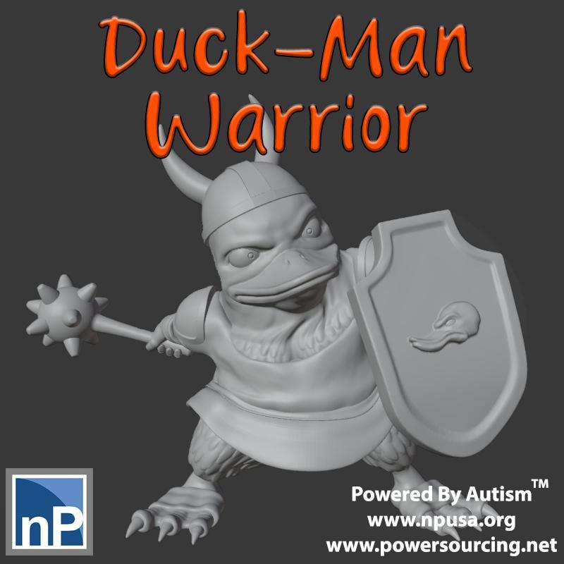 Fantasy Duck-Man Warrior