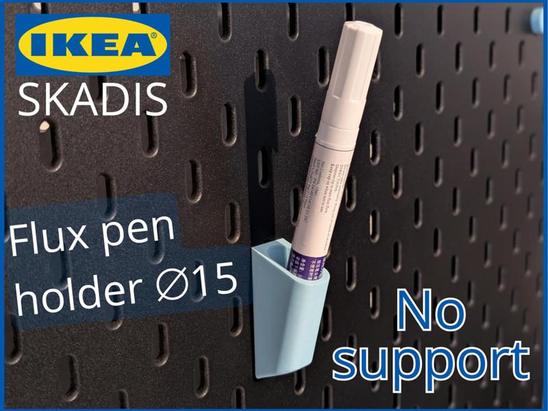 Skadis pen holder diameter 15 -- No supports