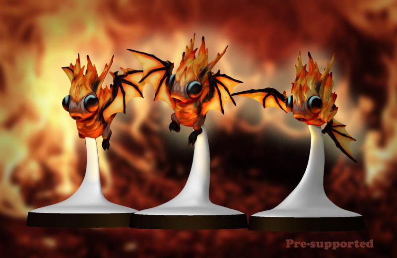 Fire Scamps - 3 versions [Pre-supported]