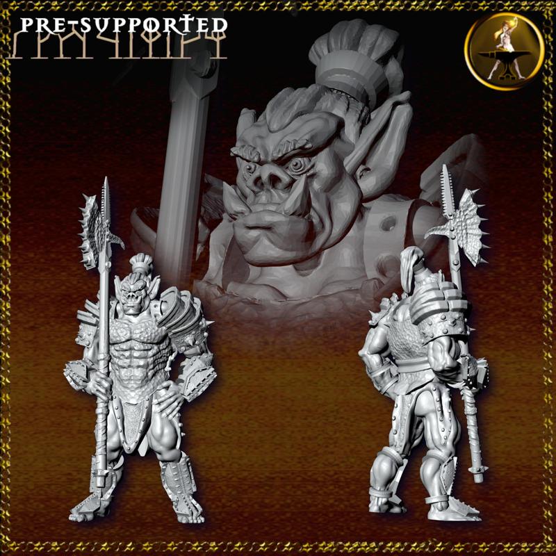 Dark Orc 1/5 - Halberd Guard