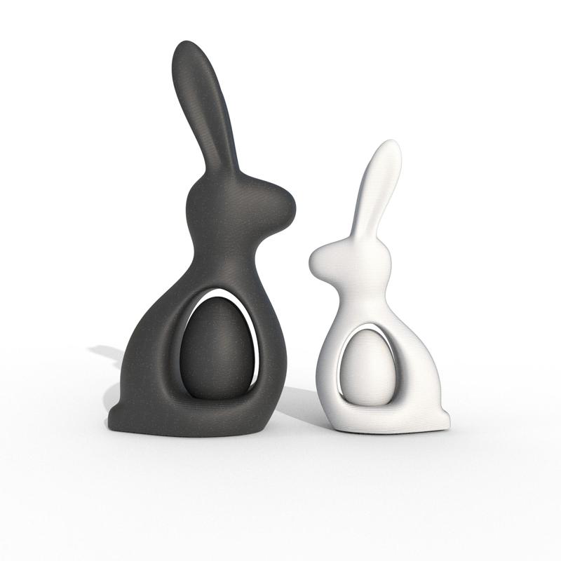 Modern Easter Rabbit With Egg