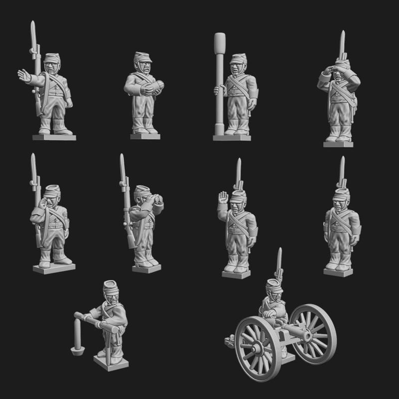 French FPW Artillery & Crew 1870-71 FPW-FR-2