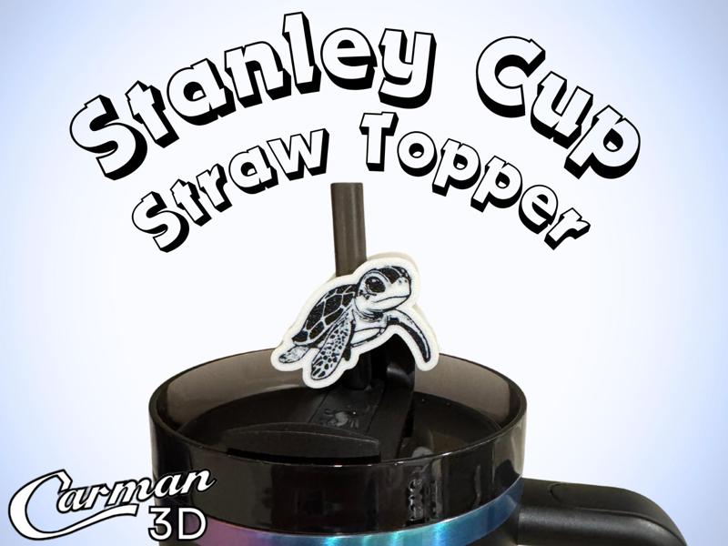 Sea Turtle Stanley Cup Straw Topper