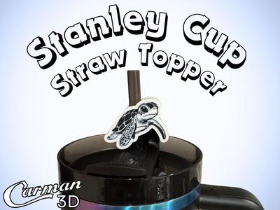 Sea Turtle Stanley Cup Straw Topper