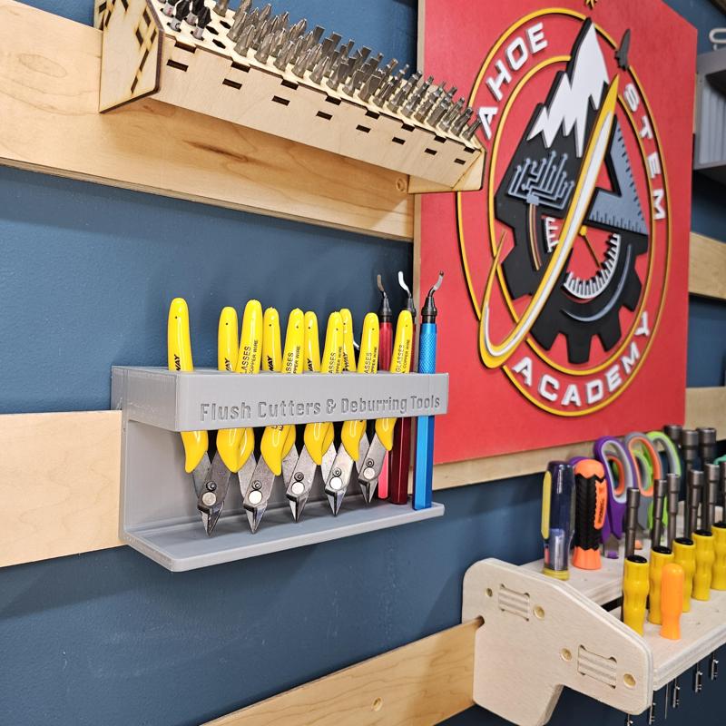 French Cleat Organizer for 3D Print Cleanup Tools