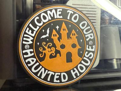 WELCOME TO OUR HAUNTED HOUSE 