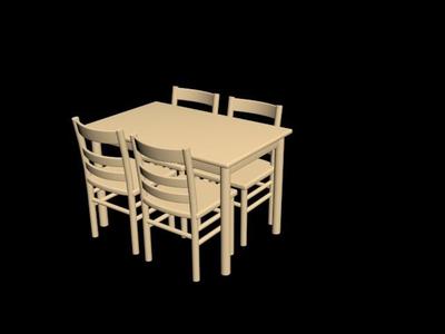 kitchen table and chairs
