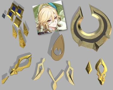 Kaveh Shirt Accessories Genshin Impact Cosplay