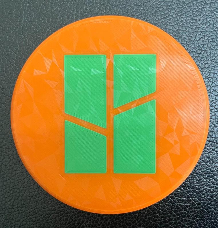 Bambu Lab Logo Drink Coaster - 2 color print