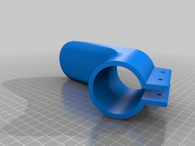 Hands-free opener for door with circular handle