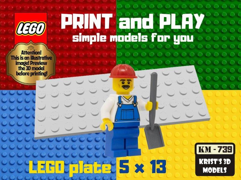 lego plate 5x13