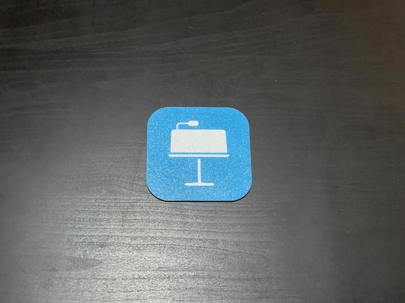 Keynote App Icon for iPhone Coaster