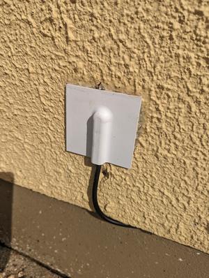 Wall Cable Entry Cover