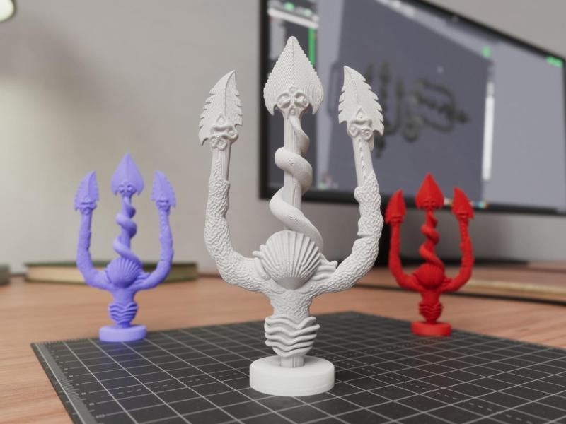 Sea Serpent Trident – Mythical Weapon