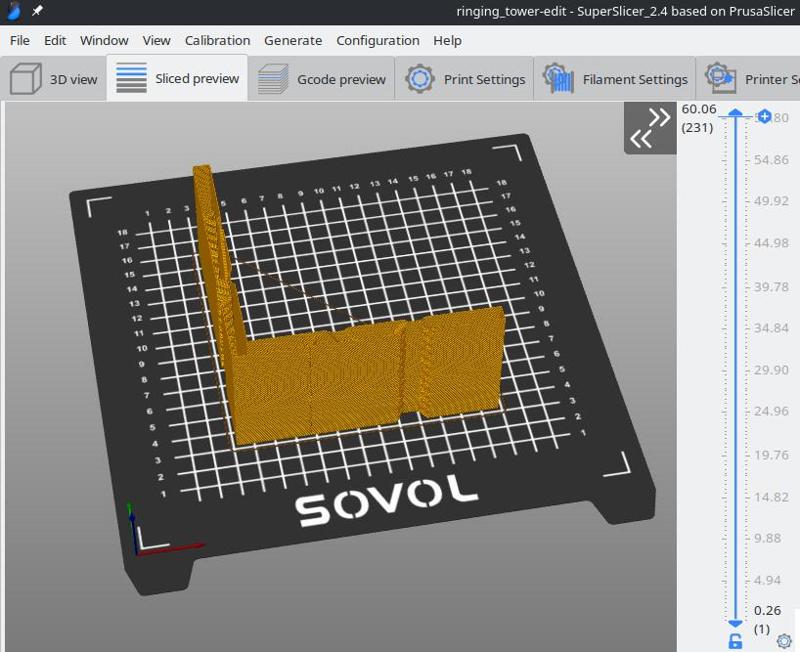 Sovol SV06/Plus Resonance Compensation Ringing Tower