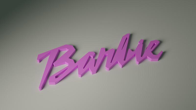 Barbie Logo Low Poly