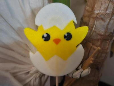 Easter chicken on stick