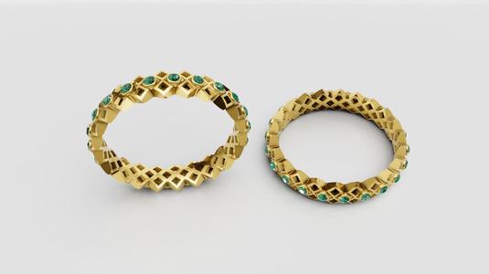 Lattice Ring   3D printable model