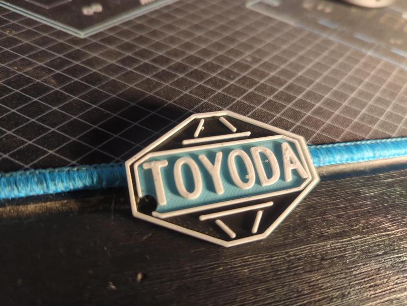 Old Toyota (Toyoda) Key Chain