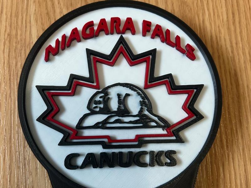 Vintage Niagara Falls Canucks Standee