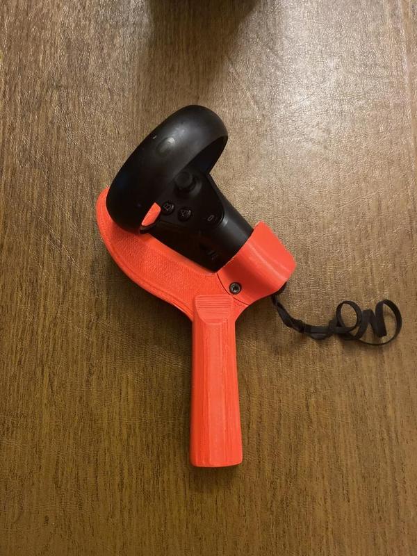 Wide handle table tennis Oculus VR accessory