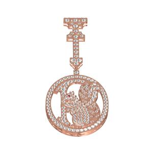Diamond Squirrel Pendant
