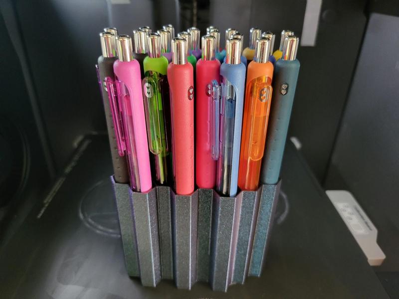 22 Pen Hexagonal Holder